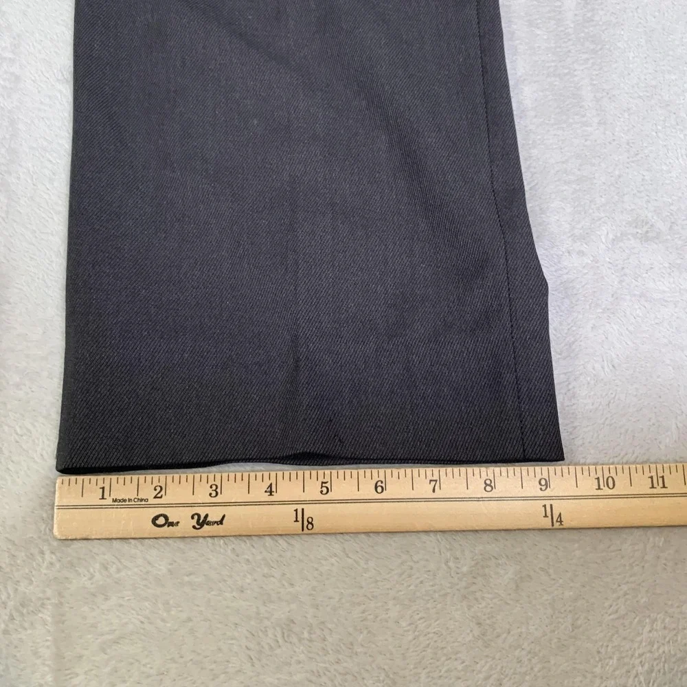 Canali Proposta Pants Mens 40x30 (Tag IT 58) Gray Wool Dress Classic Italy FLAWS